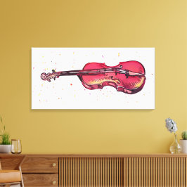 Violin Canvastryck