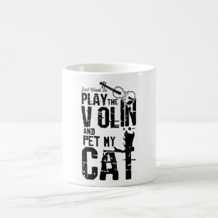 Violin Cat Kaffemugg