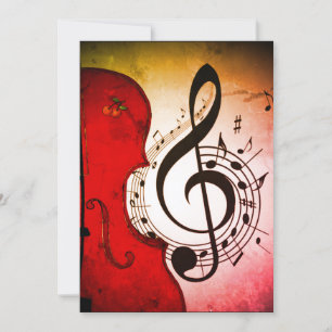 VIOLIN/CELLO ROCKABILLY INBJUDNINGSKORT