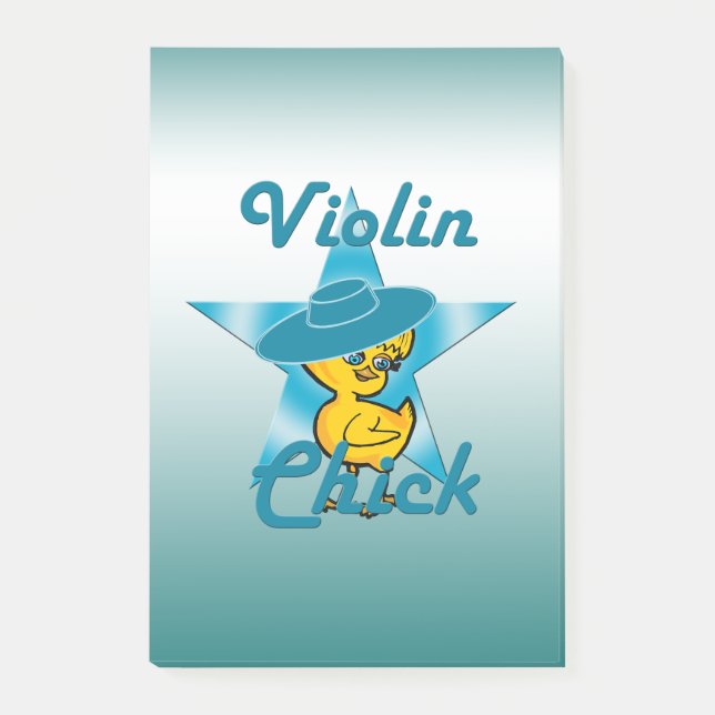 Violin Chick #7 Post-it Block (Framsida)