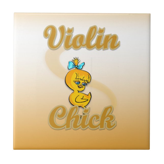 Violin Chick Kakelplatta (Framsidan)