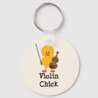 Violin Chick Keychain Nyckelring