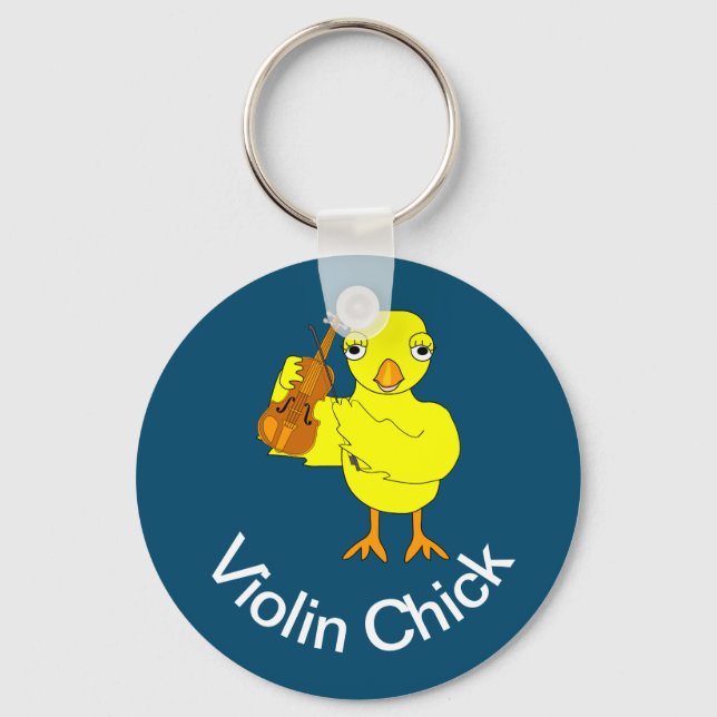 Violin Chick Nyckelring (Framsida)
