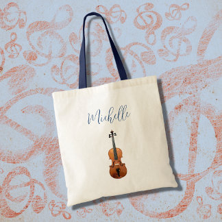 Violin Cute Anpassningsbar Classical Music Tygkasse