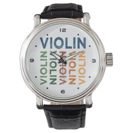 Violin Cute Colorful Armbandsur