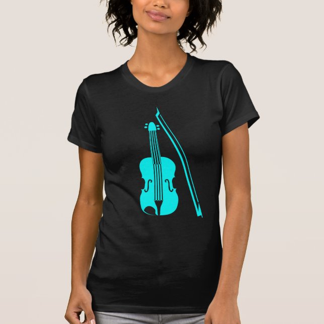 Violin - Cyan Tee (Framsida)