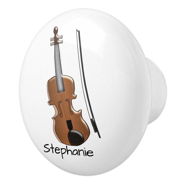 Violin Design Personalised Knopp (Höger)
