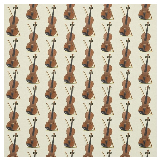 Violin Fabric Tyg (Provkarta)