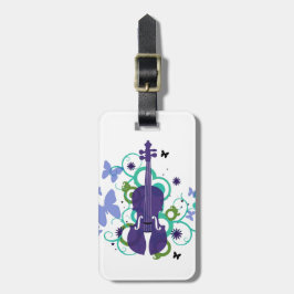 Violin Gift-Luggage-etikett Bagagebricka