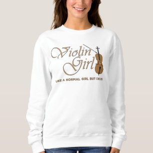 Violin Girl, som en vanlig flicka men kallare T Shirt