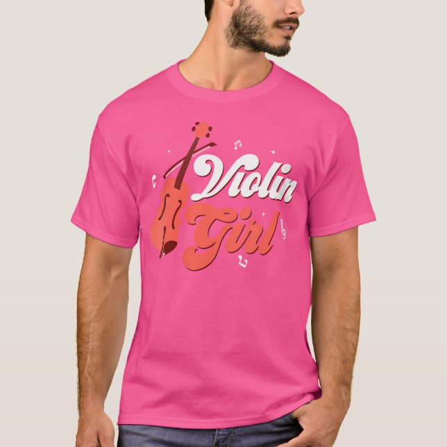 Violin Girl som en vanlig flicka... T Shirt (Framsida)