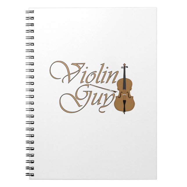Violin Guy Anteckningsbok (Framsidan)