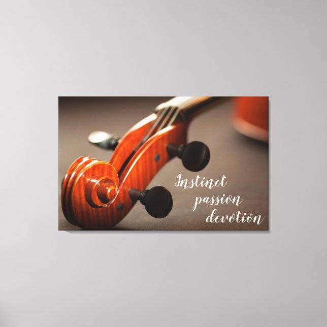 Violin Head Inspiration Canvas (Framsida)