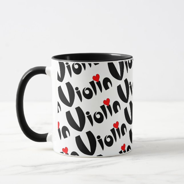 Violin Heart  Mugg (Vänster)