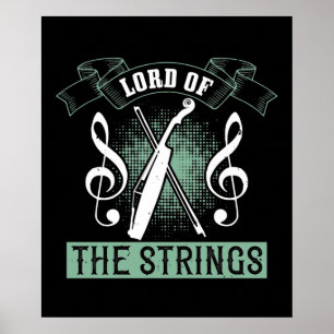 Violin - Herren vid Strings Poster