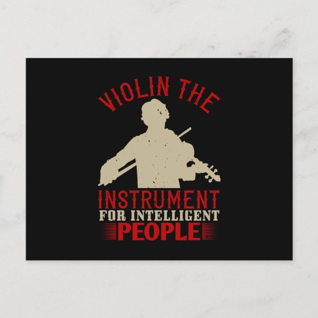 Violin - Instrument for Intelligent Vykort (Framsida)
