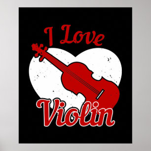 Violin - Jag älskar violin Poster