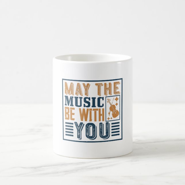 Violin - kan musiken vara med dig kaffemugg (Center)
