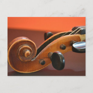 Violin klassisk strängstyrda musikinstrument vykort