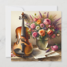 Violin, Lakan Music och Vas i Flowers
