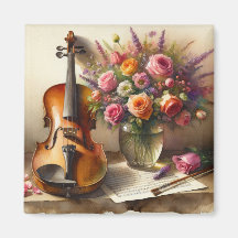 Violin, Lakan Music och Vas i Flowers