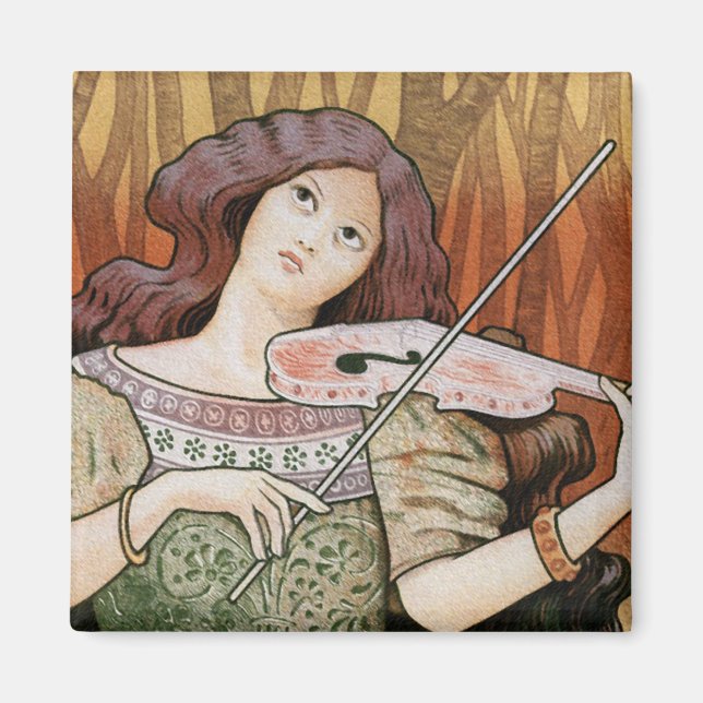 Violin Lessons [Lecons de Violon] av Paul Berthon Magnet (Framsidan)