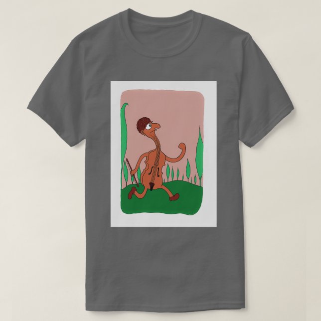 violin Long 1 T Shirt (Design framsida)