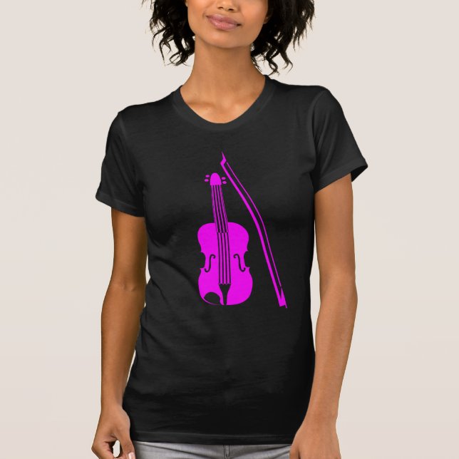 Violin - Magenta T-shirt (Framsida)