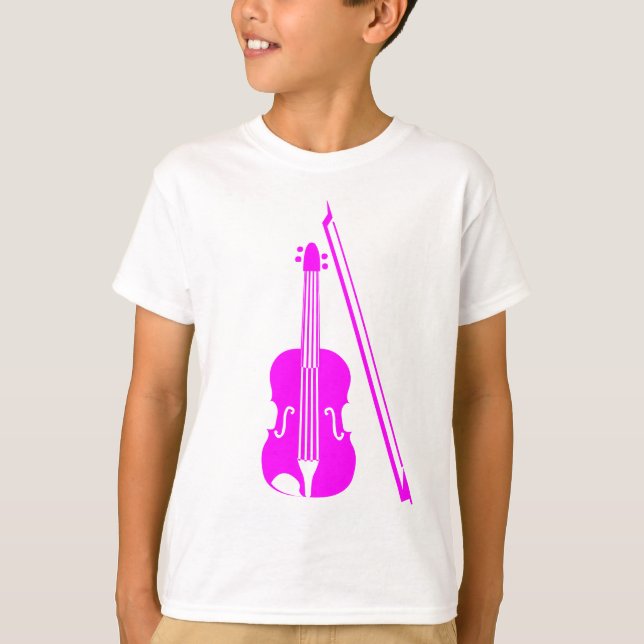Violin - Magenta Tee (Framsida)