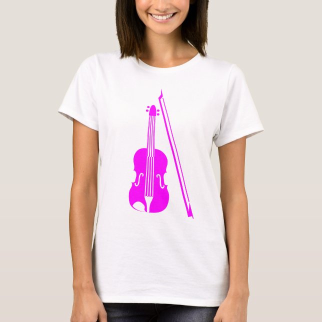 Violin - Magenta Tee (Framsida)