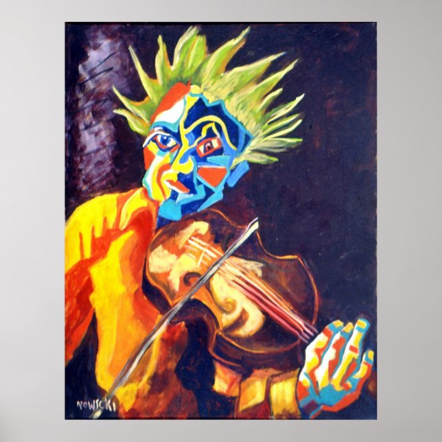 VIOLIN MAN POSTER (Framsidan)