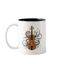 Violin med Swirls