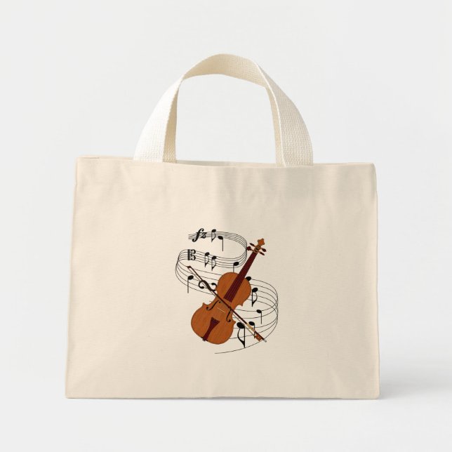Violin Mini Tygkasse (Framsidan)