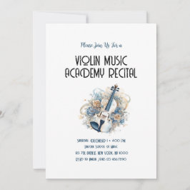 Violin Music Academy Speciella Årsskäl Inbjudningar