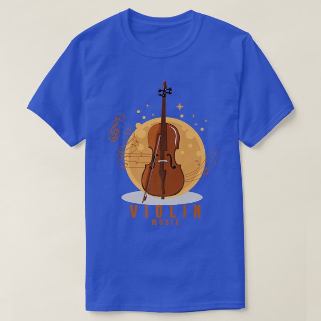 Violin Music Älskare Viola Player T Shirt (Design framsida)