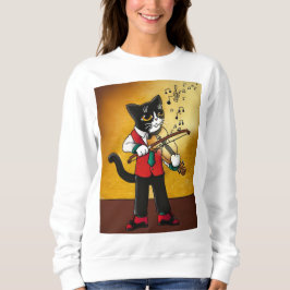 Violin Music Cat T Shirt