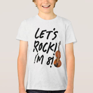 Violin Music Födelsedagsfest T-shirt