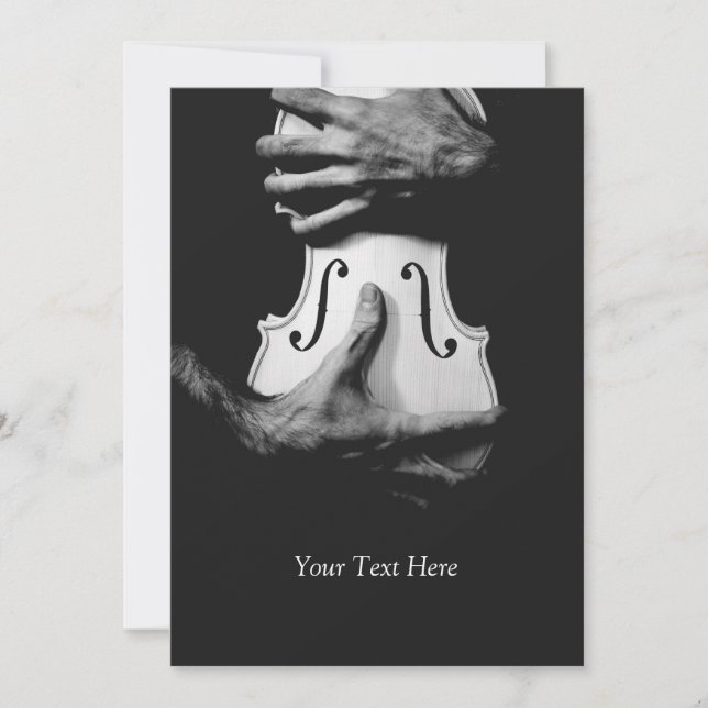 Violin Music Inbjudningar (Framsida)