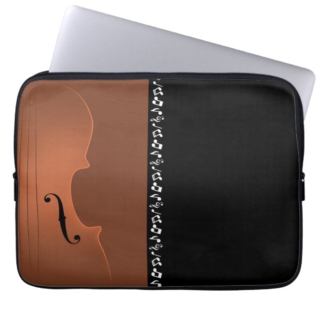 Violin Music Instrument Laptop Fodral (Framsidan)