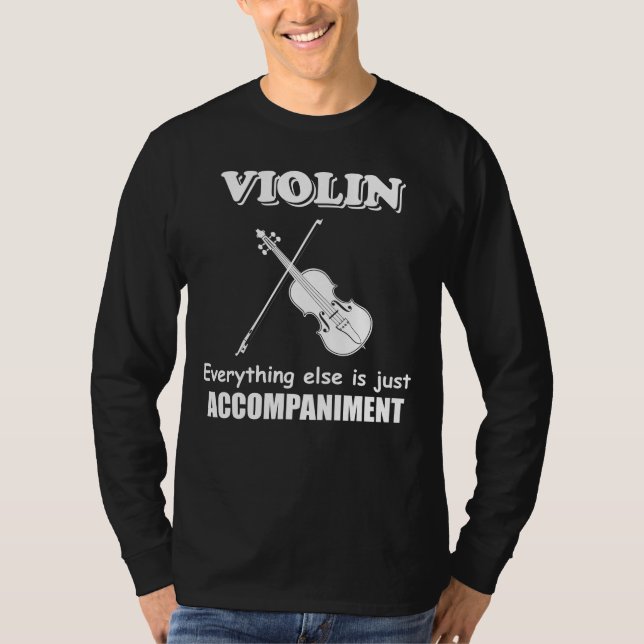 Violin Music Joke Funny Violinist Orchestra T Shir T Shirt (Framsida)