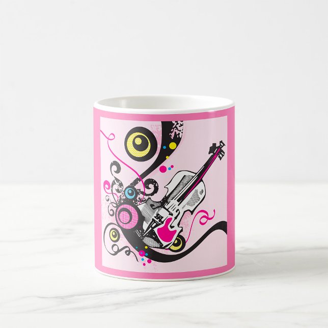 Violin Music Kaffemugg (Skapare uppladdad)