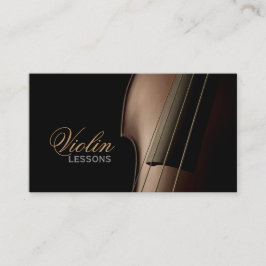 Violin, Music Lessons, Instruktör, Affärskort Visitkort