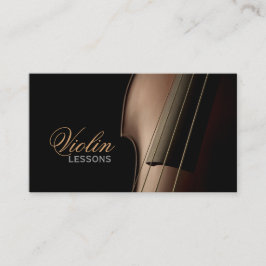 Violin, Music Lessons, Instruktör, Affärskort Visitkort