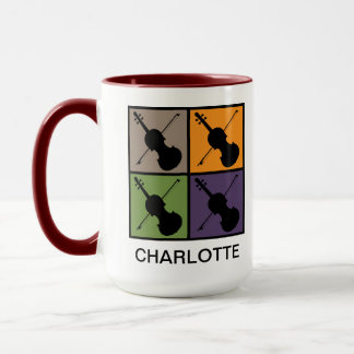 Violin Music Personlig Mugg