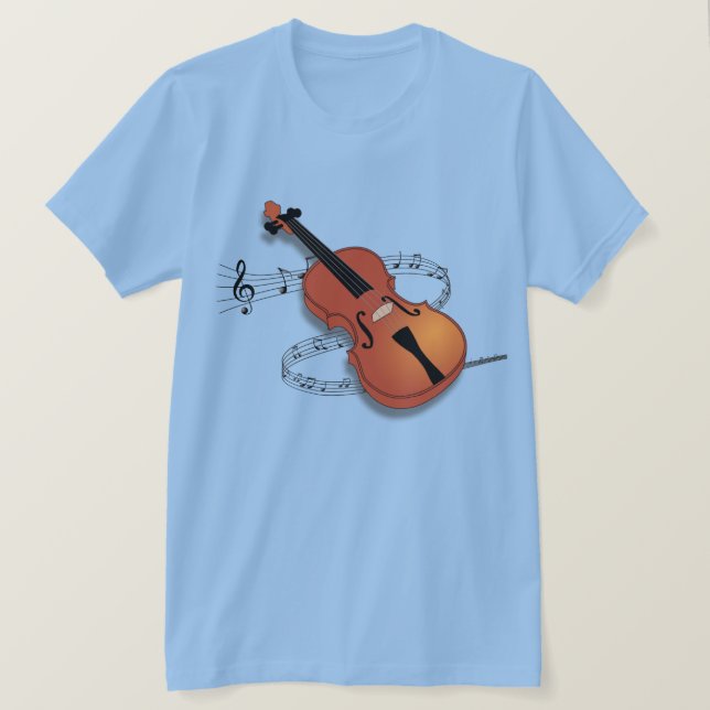 Violin Music T Shirt (Design framsida)