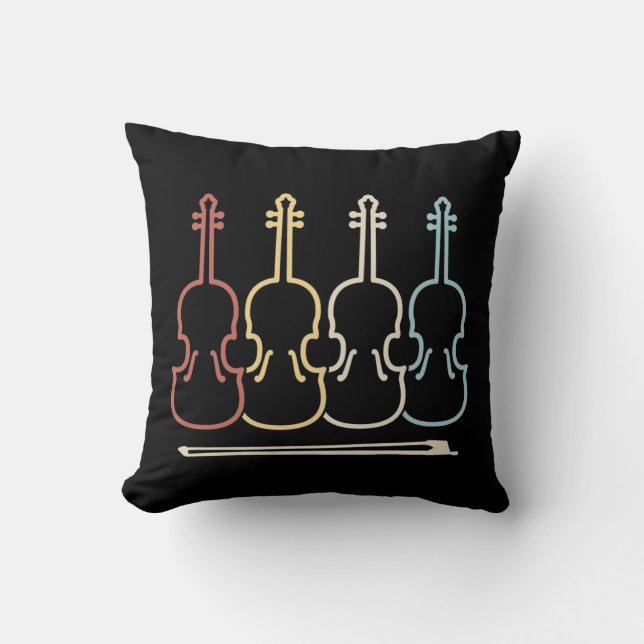 Violin Musician Music Kudde (Framsida)