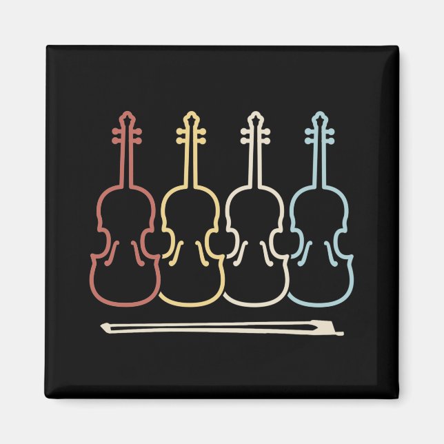 Violin Musician Music Magnet (Framsidan)