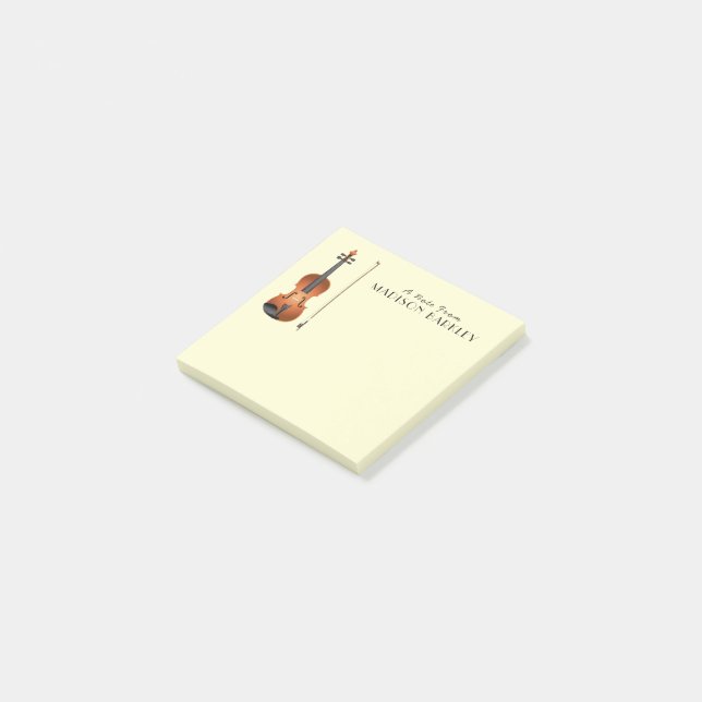 Violin Musician Teacher String Orchestra Post-it Block (Vinklad)