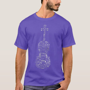 Violin Musik noter Coola Musician Classical Musi T Shirt