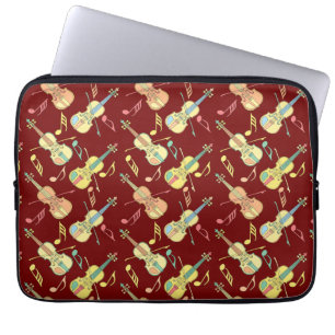 Violin Musik noter Laptop Fodral